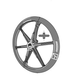 Roue packer - Ø700mm
