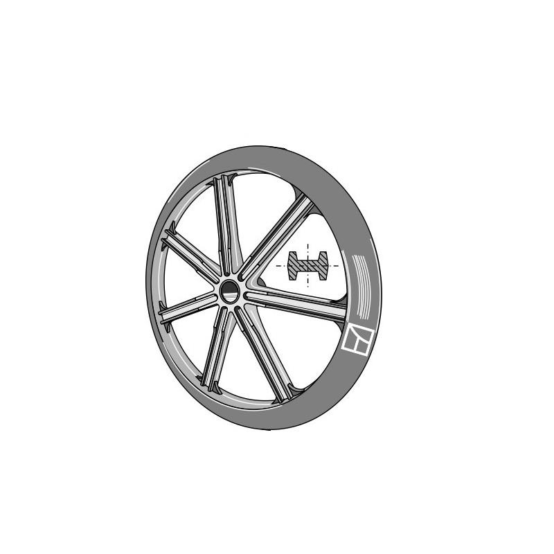 Roue packer - Ø700mm