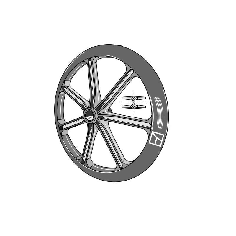 Roue packer - Ø700mm