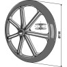 Roue packer - Ø700mm