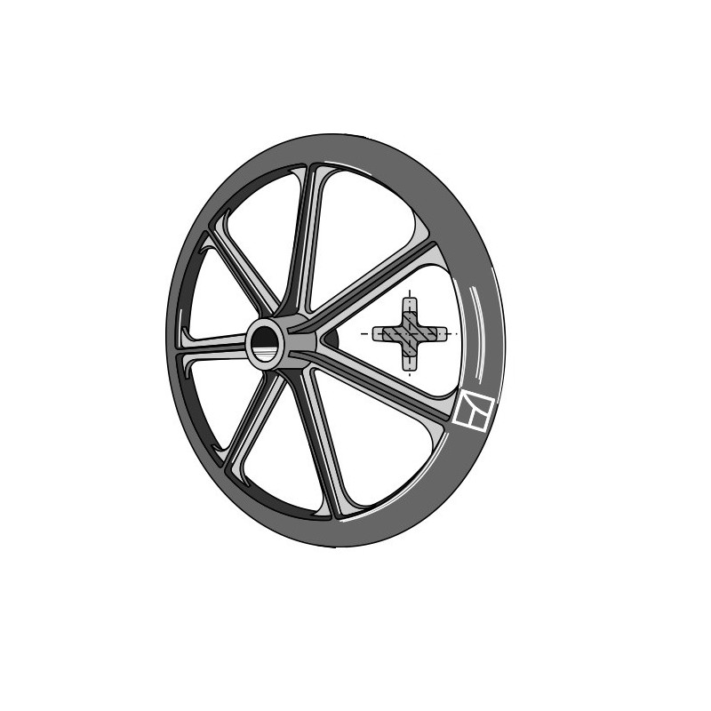 Roue packer - Ø700mm