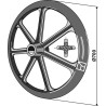 Roue packer - Ø700mm
