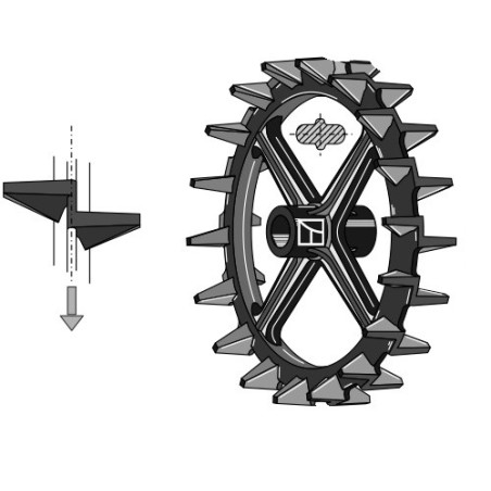 Roue à came - Ø550mm - Dal-Bo - 11019