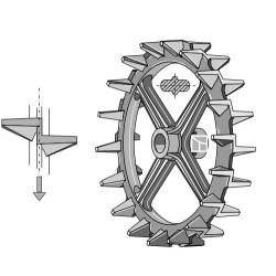 Roue à came - Ø550mm