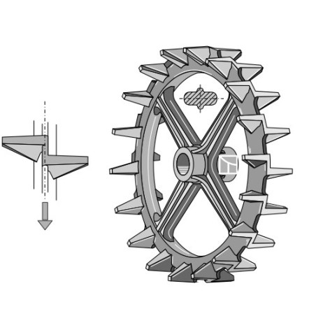 Roue à came - Ø550mm
