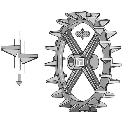 Roue à came - Ø550mm