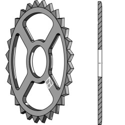 Roue étoile - Ø620mm