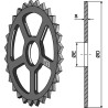 Roue étoile - Ø620mm
