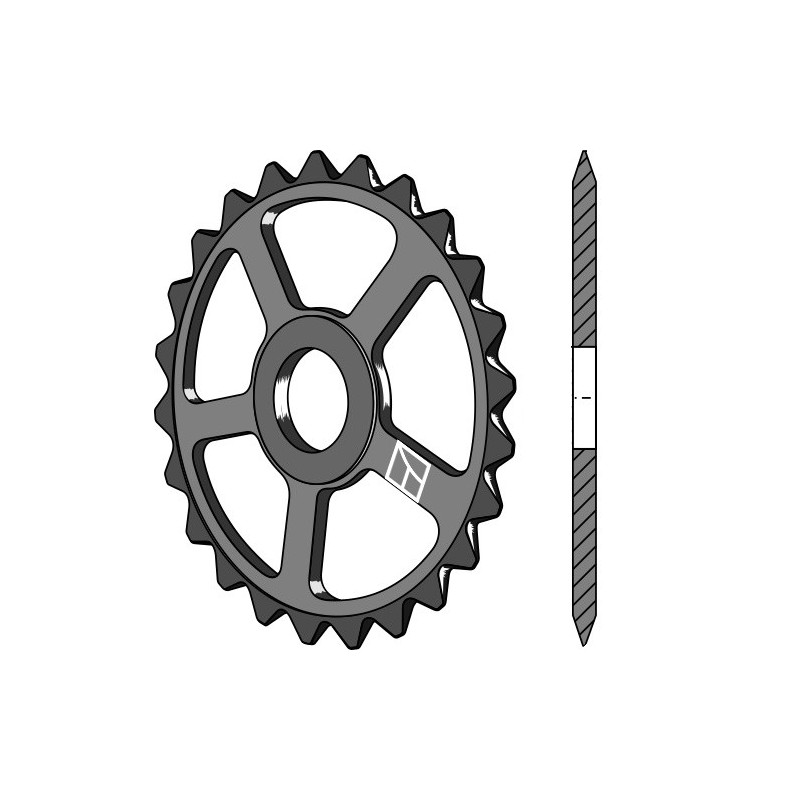 Roue étoile - Ø520mm - Quivogne - RFT53751