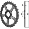 Roue étoile - Ø530mm - Quivogne - RFT53750