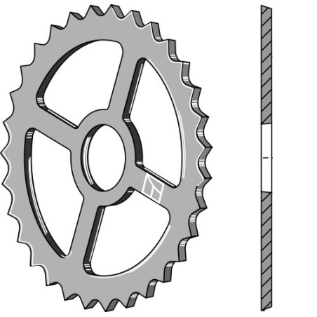 Roue étoile - Ø530mm