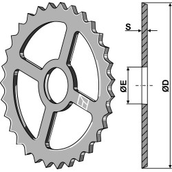 Roue étoile - Ø530mm