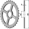Roue étoile - Ø530mm