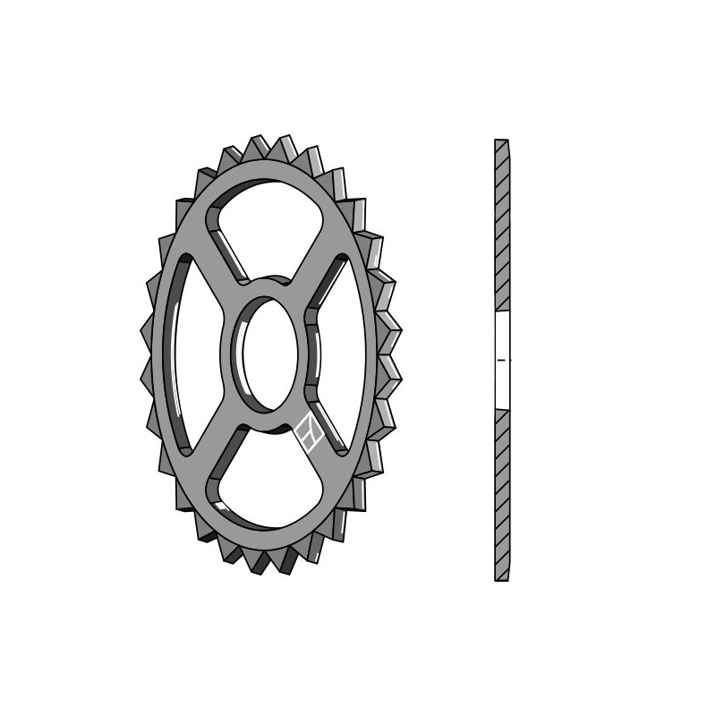 Roue étoile - Ø530mm