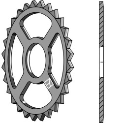 Roue étoile - Ø470mm