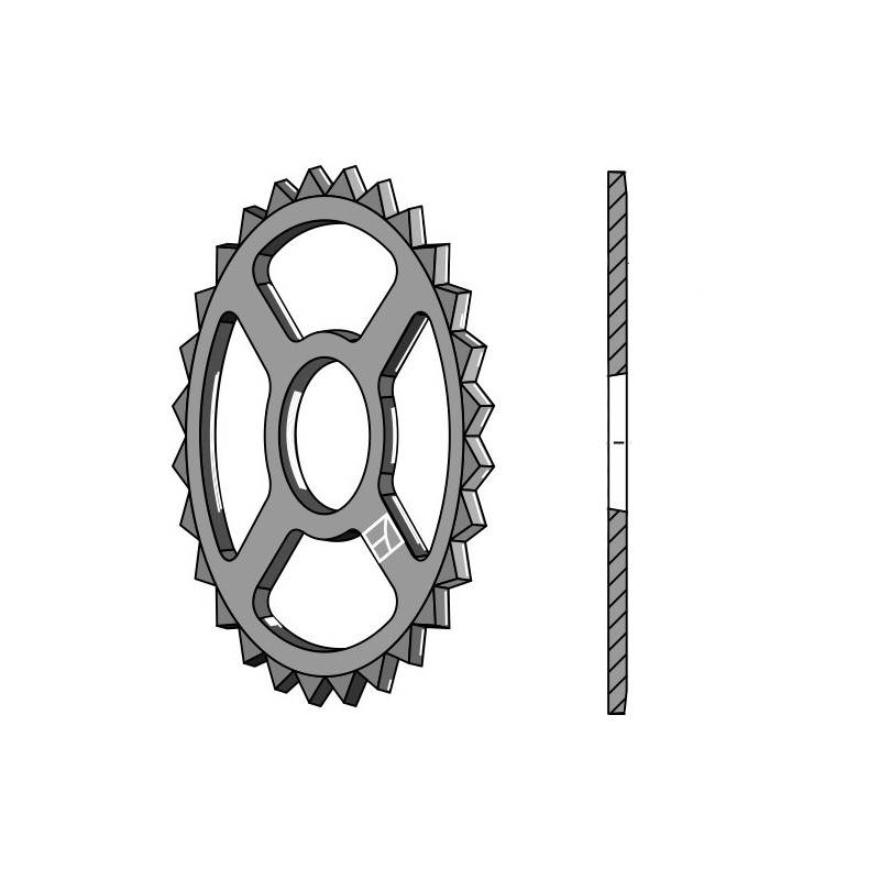 Roue étoile - Ø470mm