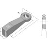 Anneau d'attelage (contrôle technique RFA ) avec marque de conformité M 2940 )