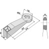 Anneau d'attelage ( contrôle technique ( RFA ) avec marque de conformité M 2941 )