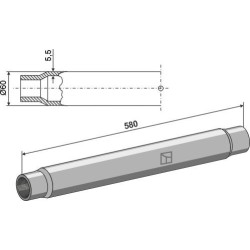 Tube 580mm - John Deere