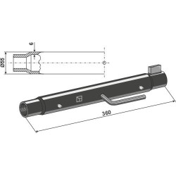 Tube M42x3
