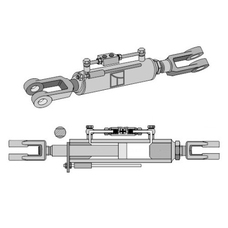 Tige hydraulique pour réglage et relevage - 970