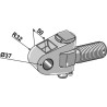Articulation côté tracteur - M36x3