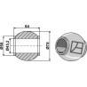 Rotule pour crochets automatiques Cat.IV