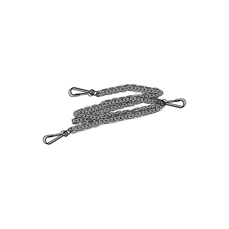 Chaîne de guidage pour crochets de barres inférieures Cat. III-II