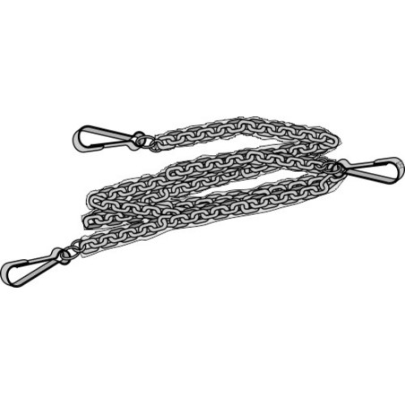 Chaîne de guidage pour crochets de barres inférieures Cat. III-II