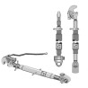 Barres de poussée avec crochet automatique et articulation M36x3
