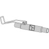Tube assemblé avec poignée de ressort - John Deere