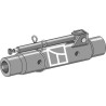 Tube 400mm compl. 1 3/4 - Case