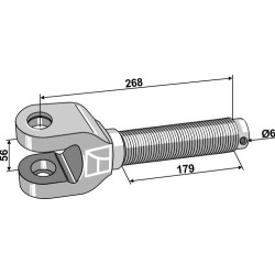 Fourche 1.3/4 - Case