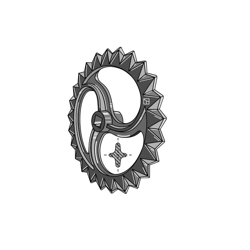 Roue étoile - Ø475mm - BBG - 40879