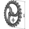 Roue étoile - Ø475mm - BBG - 40879