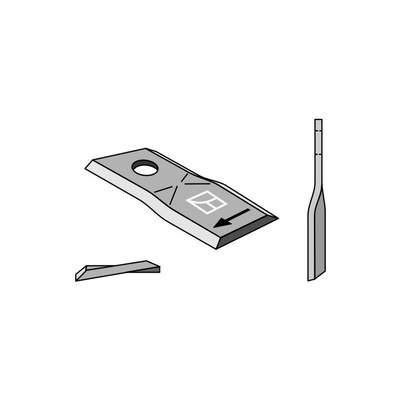 Couteau rotatif 95x45mm - New Holland - 766727