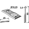 Couteau rotatif 95x45mm - New Holland - 766727