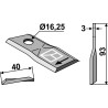 Couteau rotatif 93x40mm - IHC - 1133940R1 / 3160420R1