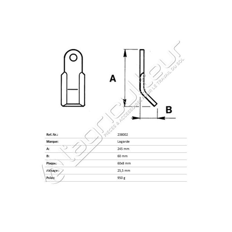 Couteau Y Lagarde 238002