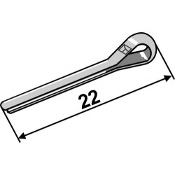 Goupille Beta Ø1,6x22 - DIN94
