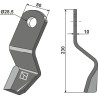 Couteau 230x80mm - modèle droite - Sauerburger - 0.004.10.49211