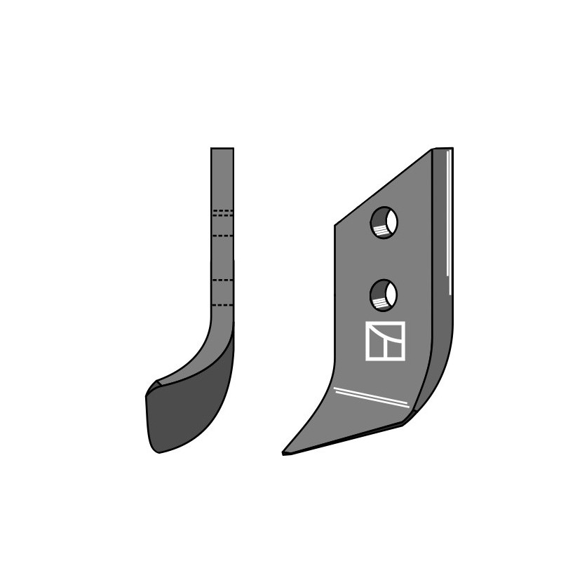 Couteau pour fossoyeuse - gauche - Dondi - 607044