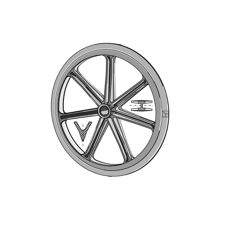 Roue packer - Ø900mm