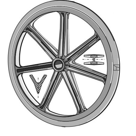 Roue packer - Ø900mm