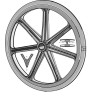 Roue packer - Ø900mm