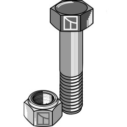 Boulon avec écrou à freinage interne - 1/2''UNF - Turner