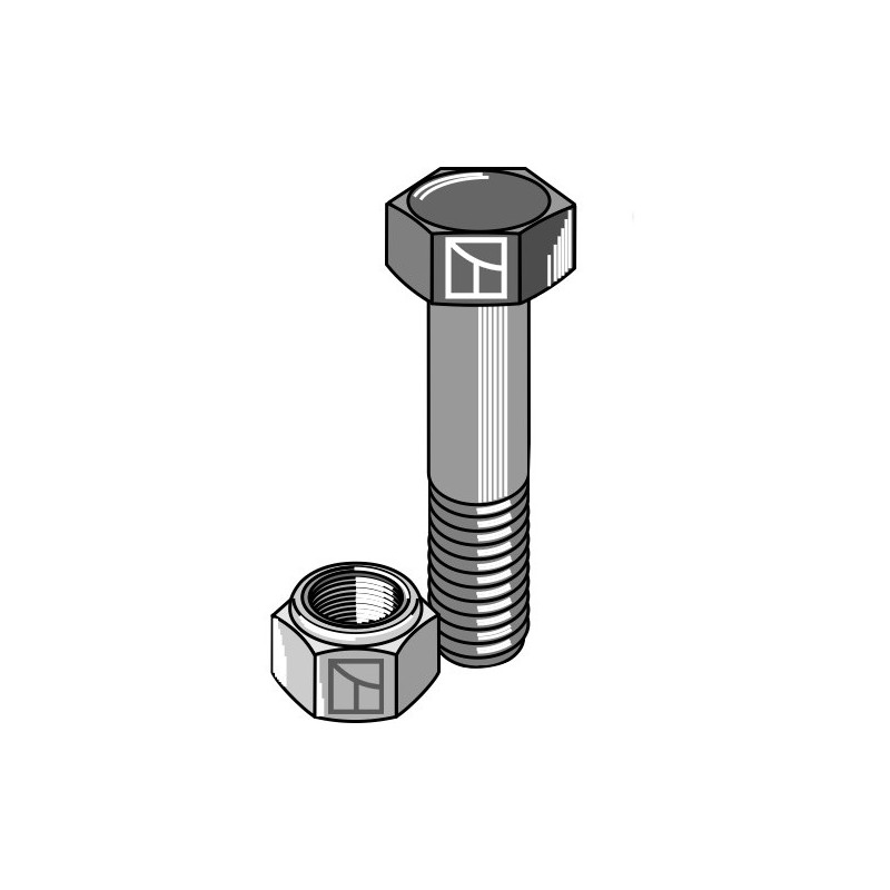 Boulon avec écrou à freinage interne - 1/2''UNF - Turner