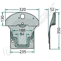 Patin Faucheuse Krone - 139666.3