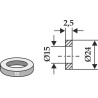 Rondelle Ø24x2,5xØ15 - Bomford - 05.282.08 - 05.281.04