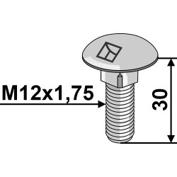 Boulon M12x1,75 - GreenTec - 8481009